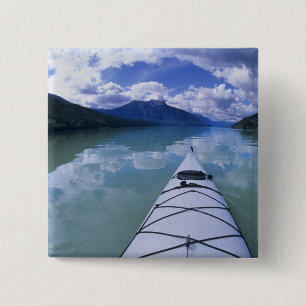 Chapa Cuadrada Kayak al final del Lago Azure en Wells