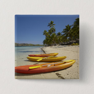 Chapa Cuadrada Kayaks en la playa, Plantation Island Resort