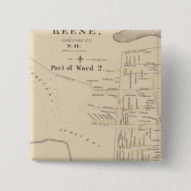 Chapa Cuadrada Keene, Sala 2 (Anverso)