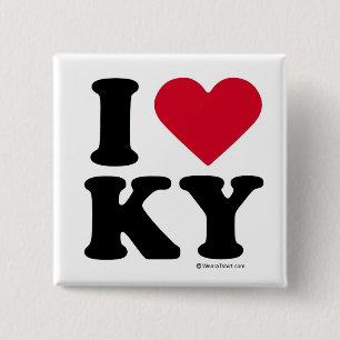 CHAPA CUADRADA KENTUCKY - AMOR KY DE I - AMOR KENTUCKY DE I
