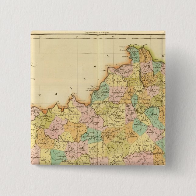 Chapa Cuadrada Kentucky US (Anverso)