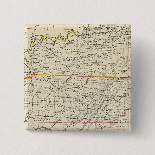 Chapa Cuadrada Kentucky y Tennessee (Anverso)