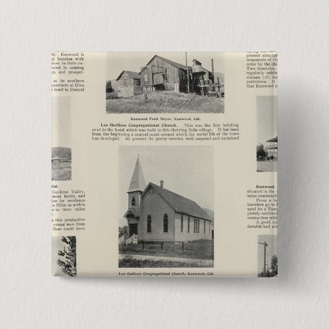 Chapa Cuadrada Kenwood, California (Anverso)