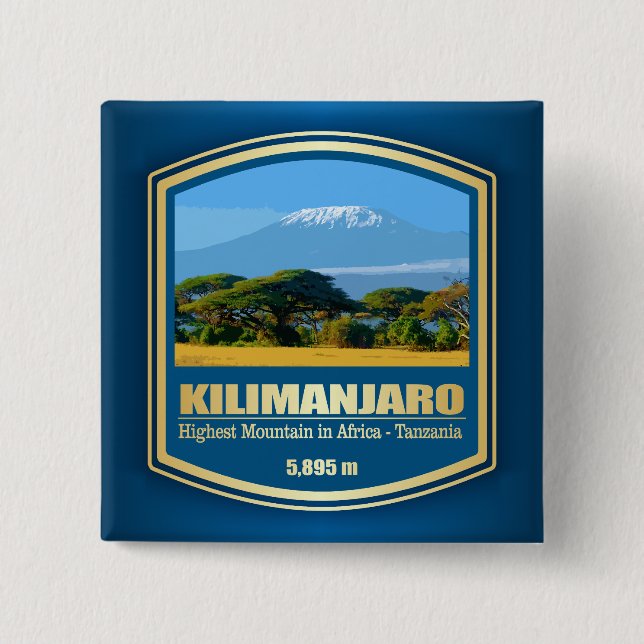 Chapa Cuadrada Kilimanjaro (PF) (Anverso)