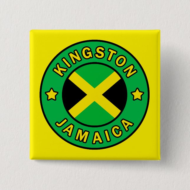 Chapa Cuadrada Kingston Jamaica (Anverso)