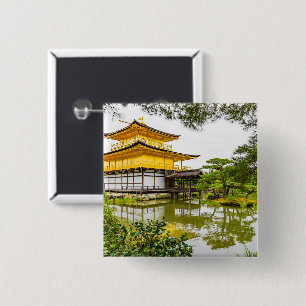 Chapa Cuadrada Kinkaku-ji, el pabellón dorado, Kioto