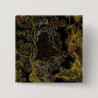 Chapa Cuadrada Kitsy la bruja