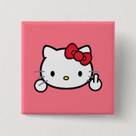 Chapa Cuadrada Kitty Button