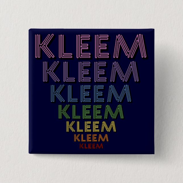 Chapa Cuadrada Kleem (Anverso)