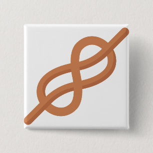 Chapa Cuadrada Knot marino