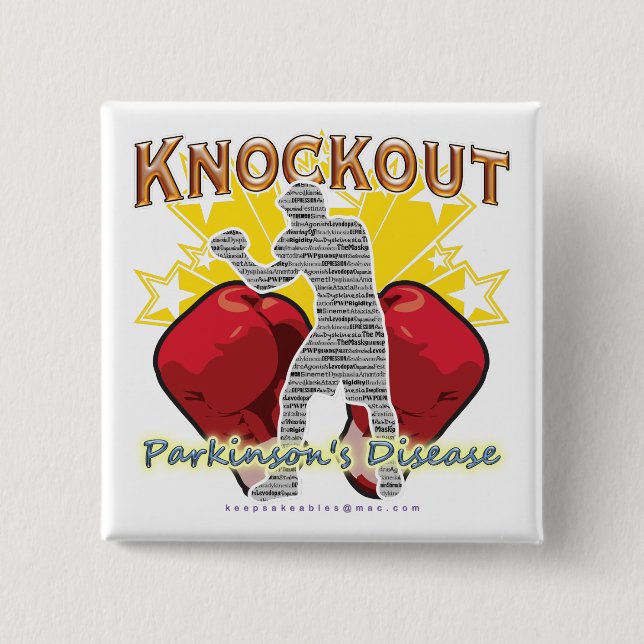 Chapa Cuadrada KO PD Boxer (Anverso)