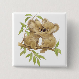 Chapa Cuadrada Koalas lindas