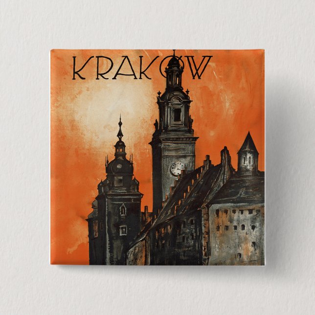Chapa Cuadrada Kraków (Anverso)