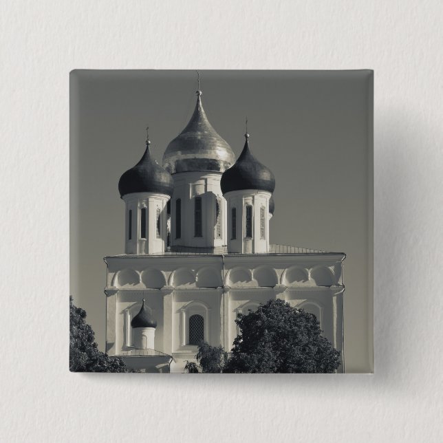 Chapa Cuadrada Kremlin de Pskov y Catedral de la Trinidad (Anverso)