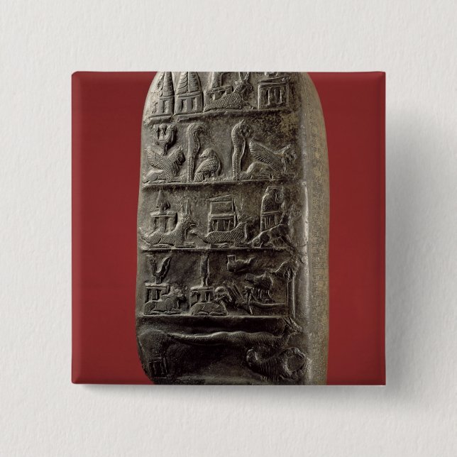 Chapa Cuadrada Kudurru de rey Melishikhu II (Anverso)