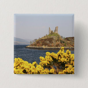 Chapa Cuadrada Kyleakin, Escocia. Las antiguas ruinas de 2