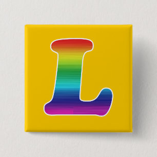 CHAPA CUADRADA L DE ORGULLO LESBIANO