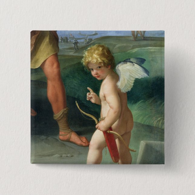 Chapa Cuadrada La abducción de Helen, 1631 (Anverso)