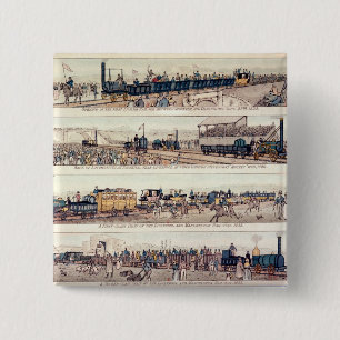 Chapa Cuadrada La abertura de Stockton y de Darlington