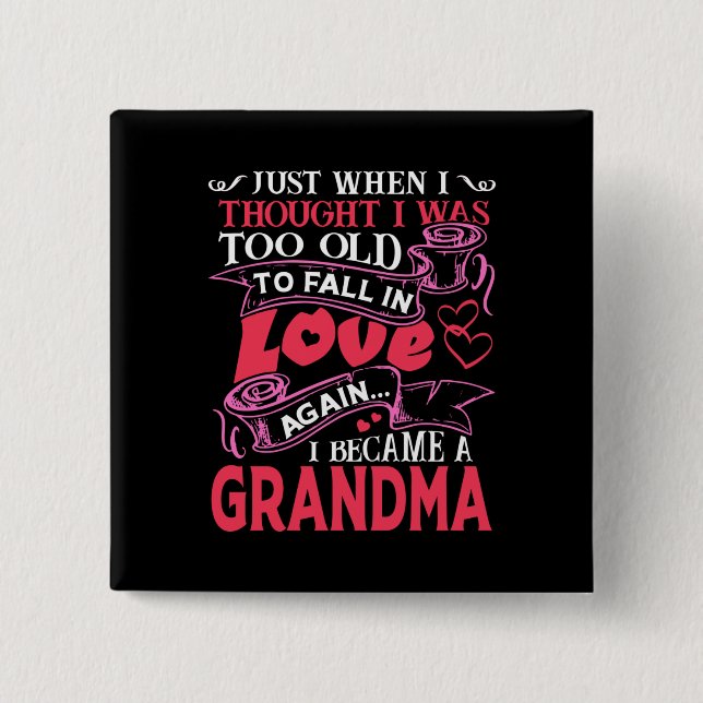 Chapa Cuadrada La Abuela Se Enamoró De Nuevo (Anverso)