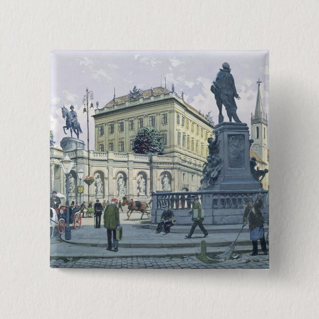 Chapa Cuadrada La Albertina, Viena (Anverso)