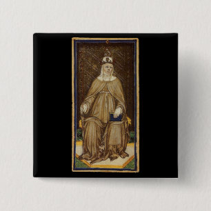 Chapa Cuadrada La alta carta de tarot de la sacerdotisa