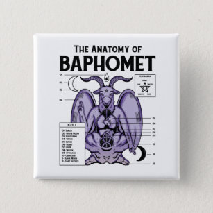 Chapa Cuadrada La anatomía de Baphomet
