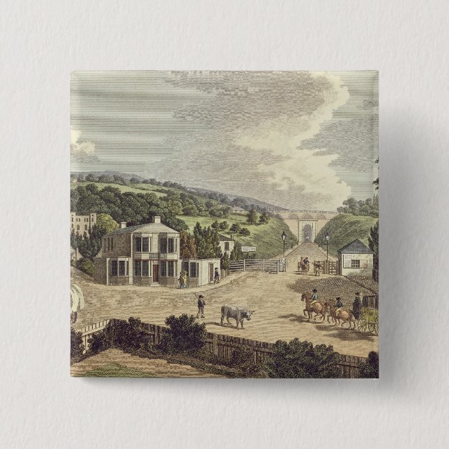 Chapa Cuadrada La arcada de Highgate (Anverso)