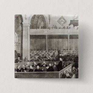 Chapa Cuadrada La Asamblea General del Kirk de Escocia