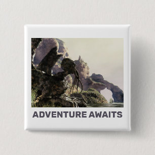 Chapa Cuadrada La aventura espera. Paisaje de fantasía