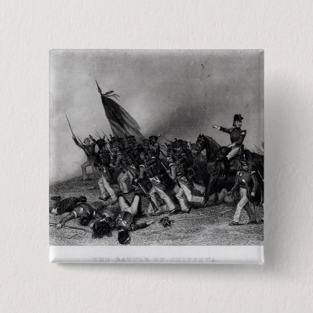 Chapa Cuadrada La batalla de Chippewa (Anverso)