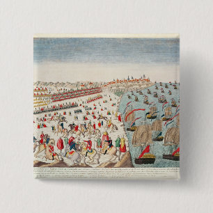 Chapa Cuadrada La batalla de Yorktown, el 19 de octubre de 1781