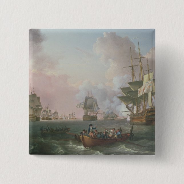 Chapa Cuadrada La batalla del Nilo (Anverso)