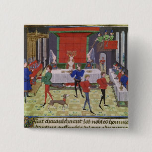 Chapa Cuadrada La boda de Renaud de Montauban y de Clarisse