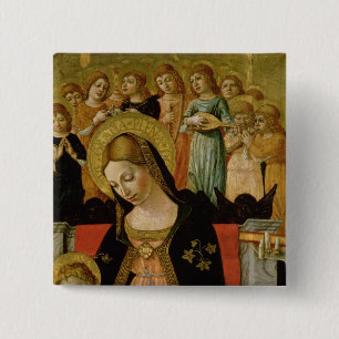 Chapa Cuadrada La boda del santo Catherine de Siena