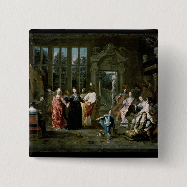 Chapa Cuadrada La bola (Anverso)