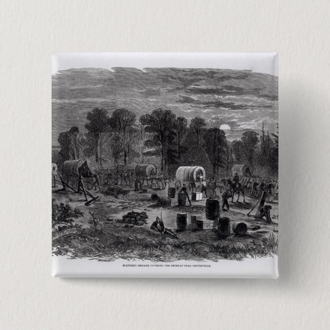 Chapa Cuadrada La brigada de Blenker (Anverso)