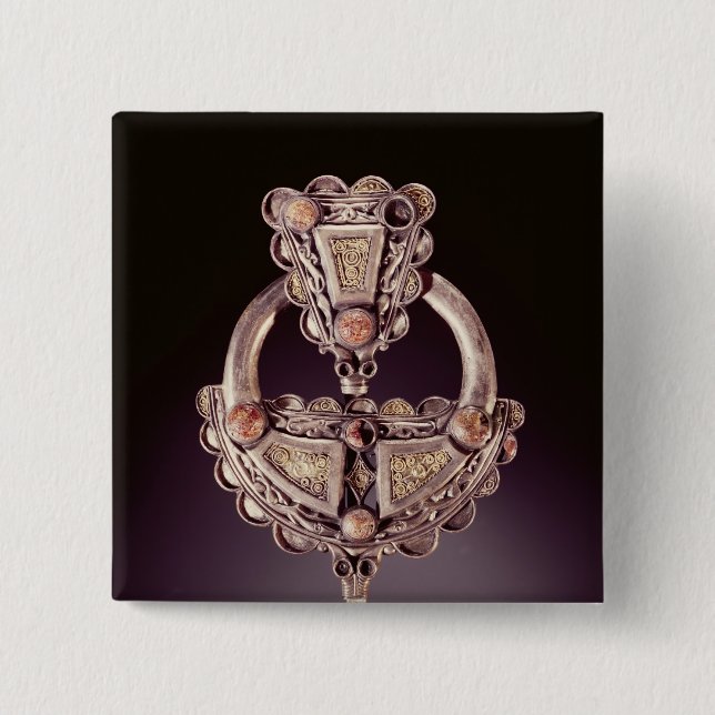 Chapa Cuadrada La broche de Roscrea, de Roscrea (Anverso)