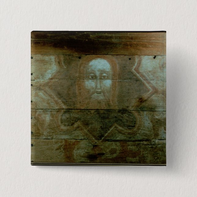 Chapa Cuadrada La cabeza de Cristo, c.1280 (Anverso)