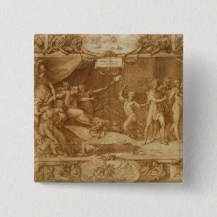 Chapa Cuadrada La calumnia de Apelles, 1572