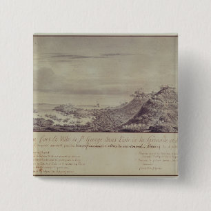 Chapa Cuadrada La captura francesa Grenada, 1779