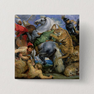 Chapa Cuadrada La caza del tigre, c.1616