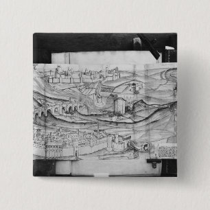 Chapa Cuadrada La ciudad y el pueblo de Carcasona, 1462