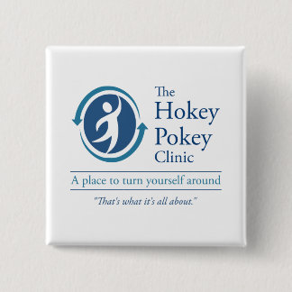 Chapa Cuadrada La clínica del Pokey de Hokey