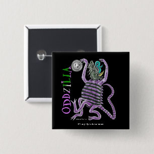 Chapa Cuadrada La cola extraña de Oddzilla