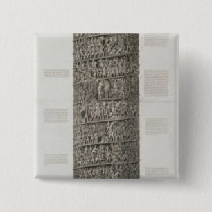 Chapa Cuadrada La columna de Trajan (grabado)