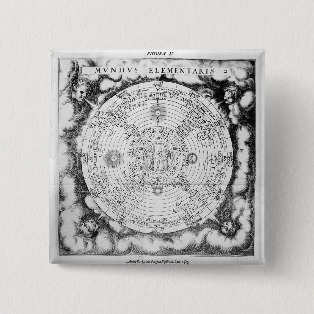 Chapa Cuadrada La composición elemental del mundo (Anverso)