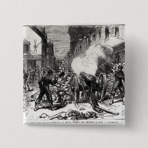 Chapa Cuadrada La comuna de París: Una barricada en Issy