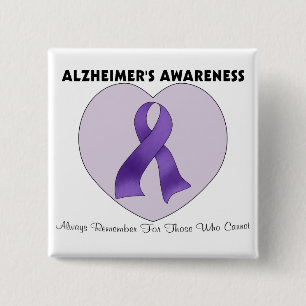 Chapa Cuadrada La conciencia de Alzheimer