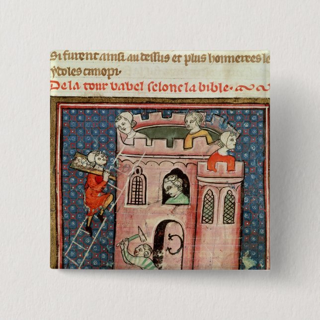 Chapa Cuadrada La construcción de la torre de Babel (Anverso)